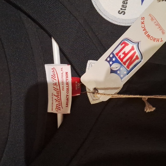 MITCHELL AND NESS TROY POLAMALU #43 PITTSBURGH STEELERS JERSEY - Picture 3 of 4